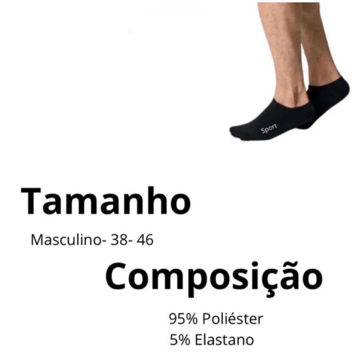 Kit 6 Pares de Meia