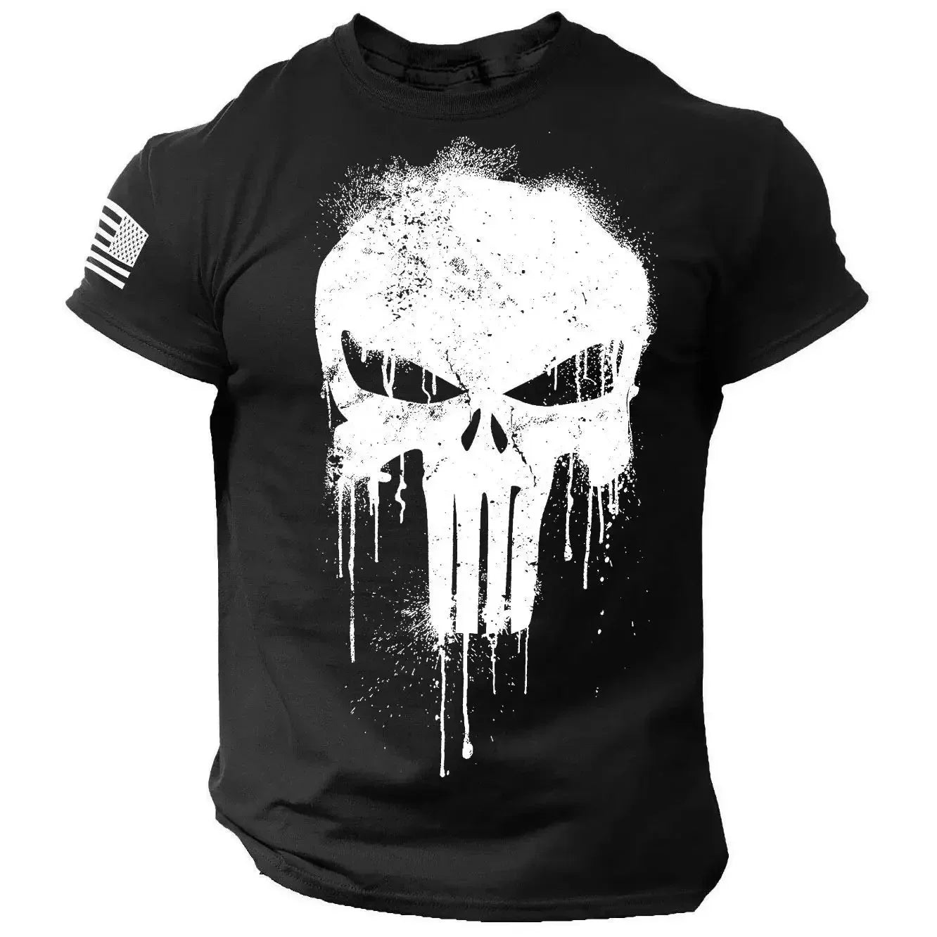Camiseta Masculina Manga Longa URFSP Estampada – Malha Poliéster, Gola Careca