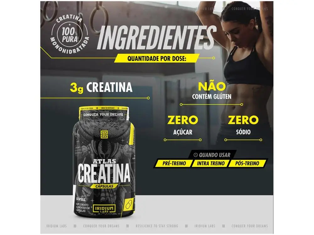 Creatina Monohidratada Iridium Labs Atlas