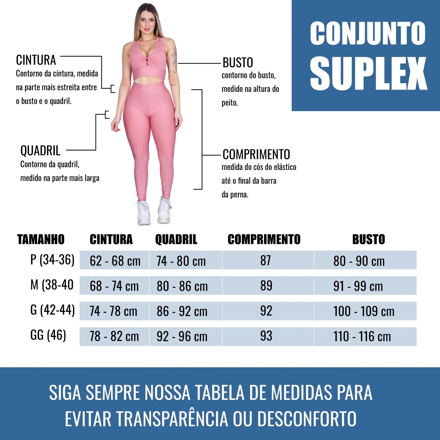 Conjunto Feminino Suplex Legging + Top