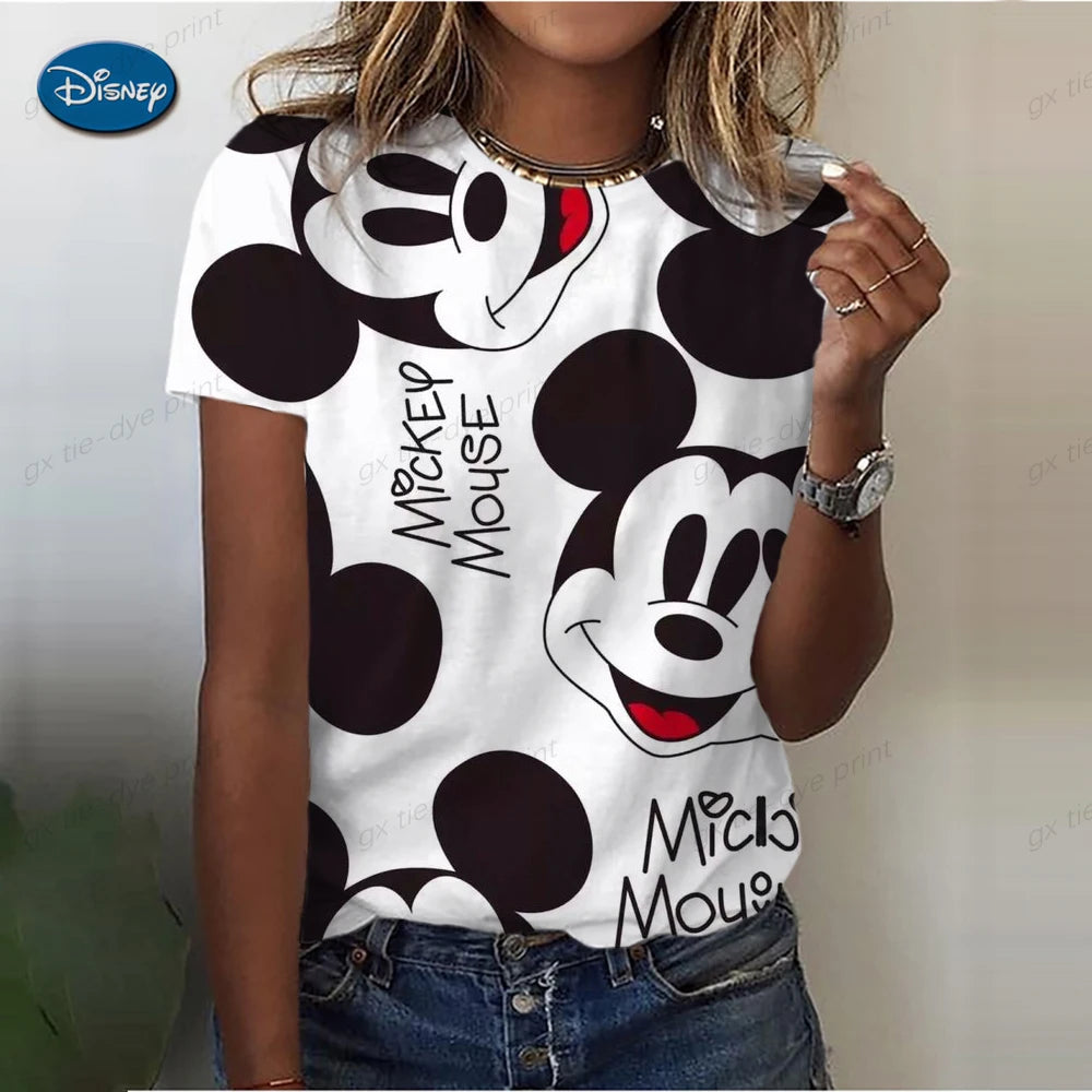 Camiseta Mickey e Stitch