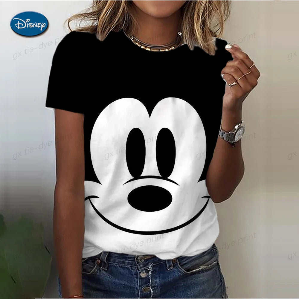 Camiseta Mickey e Stitch