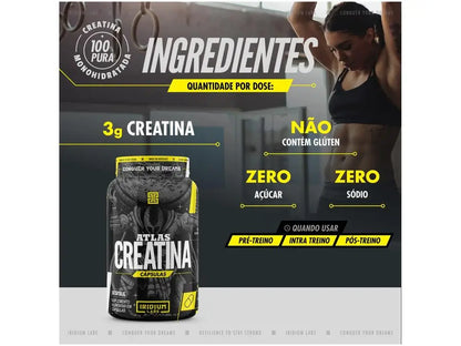 Creatina Monohidratada Iridium Labs Atlas