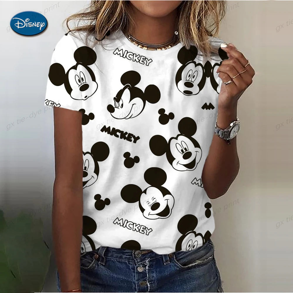 Camiseta Mickey e Stitch